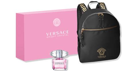 versace perfume women smells like amber|women Versace perfume with backpack.